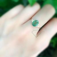 ราคา แหวนมรกตแท้ ตัวเรือนเงินแท้ 92.5% (27823140805)