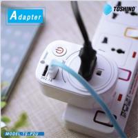 ราคา ปลั๊ก Adapter Toshino รุ่น TSP2U (1747635190)