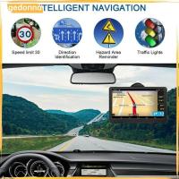 ราคา [gedonna] 7" หน้าจอสัมผัสรถบรรทุก Sat Nav GPS Navigation 8GB แผนที่ฟรี Update MP3 MP4 Player (48153363093)