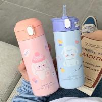 ราคา กระติกน้ำเก็บอุณหภูมิความเย็น-ร้อน ลายการ์ตูนน่ารัก ความจุ 380ml (26101171150)