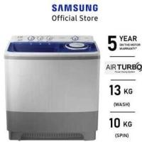 ราคา 【ส่งฟรี】SAMSUNG เครื่องซักผ้า 2 ถัง ขนาด 13 กก. รุ่น WT15J7PEC/XST (Air Turbo) (8302977985)