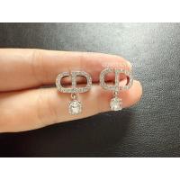 ราคา DIOR สินค้าใหม่ จี้ซีดีเพชรเต็มสีเงินสไตล์ใหม่ ต่างหูเพชรเดี่ยวขนาดเล็ก สวารอฟสกี้ สะดุดตา! (54603899561)