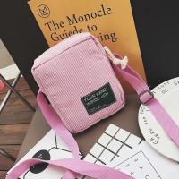 ราคา ONLYกระเป๋าผ้าสะพายข้าง ป้ายLIVING TRAVELING SHARE (Pink) (1247988206)
