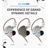 ราคา BangBangStore Kz ZSN Pro Double Magnetic Driver In-ear IEM Headphones Hi-Res Headset For Android Samsung (2038501940)