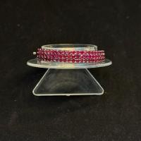 ราคา กำไลทับทิมสยาม ตัวเรือนเงินแท้ ทับทิมสยาม เฉลี่ยเม็ดละ 0.15 - 0.18 ct (51804112303)