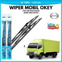 ราคา Hino Dutro ใบปัดน้ําฝนโครงเหล็กทําความสะอาดกระจกรถยนต์ 1 ชุดซ้ายและขวา (45651878332)