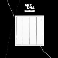 ราคา ART DNA รุ่น D3 Series Switch 4 Gang สีขาว design switch สวิตซ์ไฟโมเดิร์น สวิตซ์ไฟสวยๆ ปลั๊กไฟสวยๆ (22115949158)