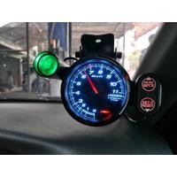 ราคา เกจ์วัดรอบใหญ่ Defi 80MM 9000.และ11000 รอบ พร้อมชิปไลน์,ปุ่มสำหรับ เซ็ต(.เเบบตัดต่อสายไฟ) (6810512002)