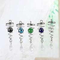 ราคา พร้อมสต็อกจัดส่งที่รวดเร็ว หางลมหมุนกระดิ่งลมอุปกรณ์เสริมเครื่องประดับซัพพลายหลายสีชุบด้วยไฟฟ้าแก้วคริสตัลหมุนหางลม10260106 (55504187541)