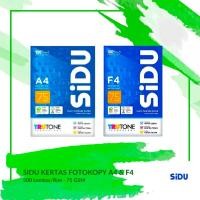 ราคา SiDU กระดาษภาพถ่ายสําเนา 75 GSM F4 และ A4 / HVS SIDU 75 GSM A4 และ F4 1 Ream (53154063891)