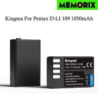 ราคา KingMa Rechargeable Lithium battery For D-LI109 Battery And Pentax K500 K50 K30 Digital Camera (26525269766)