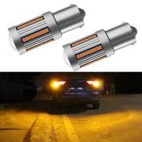 ราคา หลอดไฟเลี้ยว LED Bau15s PY21W สีเหลืองอําพัน 12V-24V สําหรับรถยนต์ Ba15s P21w T20 7440 2 ชิ้น (20415695708)