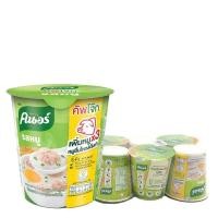 ราคา [คนอร์] คัพโจ๊กกึ่งสำเร็จรูป รสหมู 32 กรัม 1แพคx 6 #TLC (27631840701)