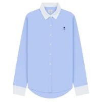 ราคา GIORDANO เสื้อเชิ้ตผู้หญิง Women's Oxford Shirts 05344038 (29871590825)
