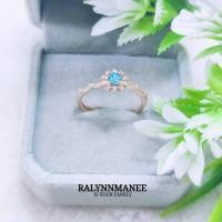 ราคา RP026 แหวนพลอยโทพาซแท้ ( Natural Topaz ) ตัวเรือนเงินแท้ 925 ชุบทองคำขาว,ชุบทอง,ชุบพิงค์โกลด์ งานสั่งทำ (27822690142)