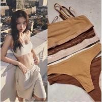 ราคา Calvin Klein Set Bralette + Thong เบจ นู้ดโทนสวยของแท้ (19371423222)