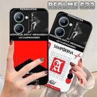ราคา HP REALME C33 NEW Softcase Liquid Fashion Case เคสซิลิโคนยืดหยุ่นล่าสุด (54800143298)