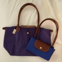 ราคา แท้100% จากดูไบ Longchamp Le Pliage "S" หูยาว สีBlue (1072080632)