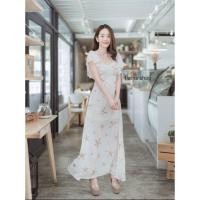 ราคา เดรสยาว เดรสสีขาว ปักเลื่อม ลายปลาดาว สวยหรู ชุดไปทะเล งานป้าย love lady (9053314236)