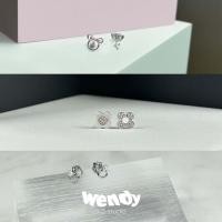 ราคา Wendy ต่างหูเงินแท้ 925 3 แบบ ต่างหูดอกลิลลี่ ต่างหูมินนี่ ต่างหูใบโคลเวอร์ (51654333873)