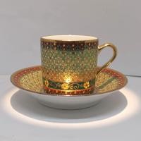 ราคา ถ้วยชา/กาแฟ เบญจรงค์​ เกรดพรีเมียม (52804533315)