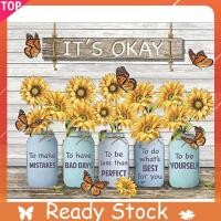 ราคา ชุดอุปกรณ์ปักครอสติส DIY ลายดอกไม้เต็มรูปแบบ ขนาด 11 กะรัต ด้ายฝ้ายคุณภาพ (56400588993)