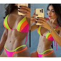 ราคา ชุดว่ายน้ําบิกินี่ พิมพ์ลายเสือดาว เซ็กซี่ เหมาะกับเดินชายหาด สําหรับผู้หญิง (18973674095)