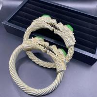 ราคา กำไลข้อมือ มังกร เงินแท้ วัดพระแก้ว วังหน้า เนื้อเงินฝังหยกเขียว (42204320051)