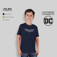 ราคา เสื้อยืด Azura DC Comics Original Batman Dark Knight Logo Motif Silver Navy Glow (40605812109)