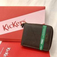 ราคา Kickers Short Full Zip Wallet Purse Leather With Free Eject Sim Card 1KDLS-Z51198 (19880237477)