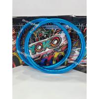 ราคา ล้อโยโกสีฟ้าแท้ YOKO professional rimโลโก้ใหม่ขนาด1.4ขอบ17ขอบเรียบ ราคาต่อ1คู่ (27855194809)