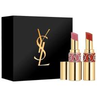 ราคา [ของใหม่] YSL - ลิปสติก Rouge volupte shine 2 แท่ง no. 44 & 131 Box set ของแท้ % (8163789897)