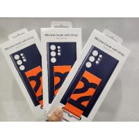 ราคา เคส Samsung Galaxy S22 Ultra Silicone Cover with Strap Navy (21073372662)