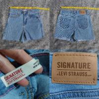 ราคา #กางเกงยีนส์ขาสั้น สีฟ้าอ่อน#SIGNATURE LEVI STRAUSS เอว 26-28" (29730172692)