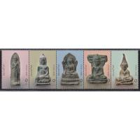 ราคา B109 แสตมป์ไทยยังไม่ได้ใช้ ชุด พระยอดขุนพล ปี 2548 (ยังไม่ใช้) สภาพดี 1 ชุดมี 5 ดวง ไม่ติดกัน (3129565112)