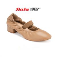 ราคา Bata บาจา รองเท้าส้นสูงแฟชั่น แบบสวม สูง 2 นิ้ว สำหรับผู้หญิง รุ่น MIAMI สีแทน 6313320 สีดำ 6316320 (46804588634)
