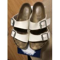 ราคา รองเท้า birkenstock Arizona white ** ไม่มีกล่อง** (2754879404)