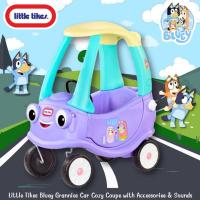 ราคา นำเข้ารถขาไถของการ์ตูนยอดนิยม Bluey Little Tikes Bluey Grannies Car Cozy Coupe with Accessories & Sounds (47551515592)