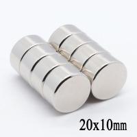 ราคา 1ชิ้น แม่เหล็กแรงสูง 20x10มิล ทรงกระบอก Magnet Neodymium 20x10mm แม่เหล็ก ขนาด 20*10มิล แม่เหล็ก นีโอไดเมียม 20*10mm (4233364097)