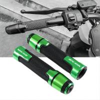 ราคา Motorcycle 7/8"22mm Aluminum Rubber Handlebar Grips Ends Handle Caps Hand Fit For ZX10R ZX-10R ZX 1 (27343756369)