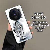 ราคา เคส HP สําหรับ VIVO X100 5G Tiger motif/casing vivo x100 5g/ชาร์จ vivo x100 5g/silicon/ฟิล์มกันรอยโทรศัพท์ (24193528108)