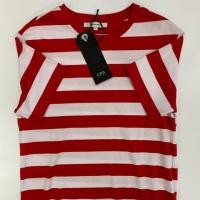 ราคา เสื้อยืดCPS ลายขวางขาวตัดแดง size S (Man) (7333468727)