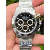 ราคา Rolex Daytona Black Steel Bezel 40mm. (Full Fucntion) ใช้ได้ทุกฟั่งก์ชั่น Top Swiss (พร้อมกล่อง) (24819575674)
