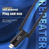 ราคา A & W USB Wifi Repeater 300M Wi-Fi สัญญาณ Booster 2.4G Wireless Extender Wi Fi อะแดปเตอร์สําหรับเดสก์ท็อป PC แล็ปท็อป (54754710417)