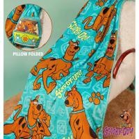 ราคา [พร้อมส่ง] หมอนผ้าห่ม 2 in 1 Scooby Doo©️ผืนใหญ่ ผ้านุ่ม 100% Authentic (43555170764)