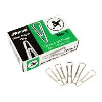 ราคา Horse Gem Paper Clip No.1 ลวดเสียบกระดาษ ชนิดเหลี่ยม แบบชุบ 1 กล่อง (4916595755)