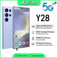 ราคา สมาร์ทโฟน Y28 5G โทรศัพท์ Android หน้าจอ 6.7 นิ้ว 12GB+512GB 6800mAh รองรับ 2 ซิมการ์ด COD (28233677771)