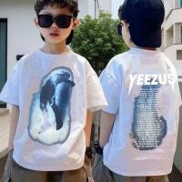 ราคา S-5XL เสื้อยืดสงกรานต์ (คอลเลกชันอัลบั้ม yeezus ของ kanye) ผ้าฝ้ายเนื้อดี สวมใส่สบายพร้อมส่ง (22164184872)
