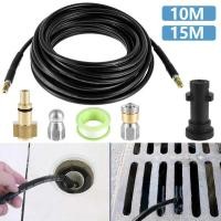 ราคา Drain Cleaning Hose Kit Sewer Jetter Nozzle Kit Sewer Jetter Kit 33/50Ft High Pressure Washer Drain (27450428166)