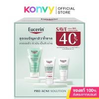 ราคา Eucerin Save 40% Pro Acne Solution Cleansing Gel 75ml + Anti-Acne Mark 7ml + AI Matt Fluid 5ml. (18096455808)